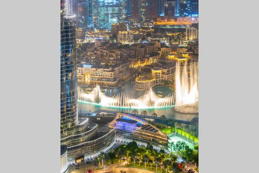 Апартаменты First Class 2Br With Full Burj Khalifa And Fountain View Дубай